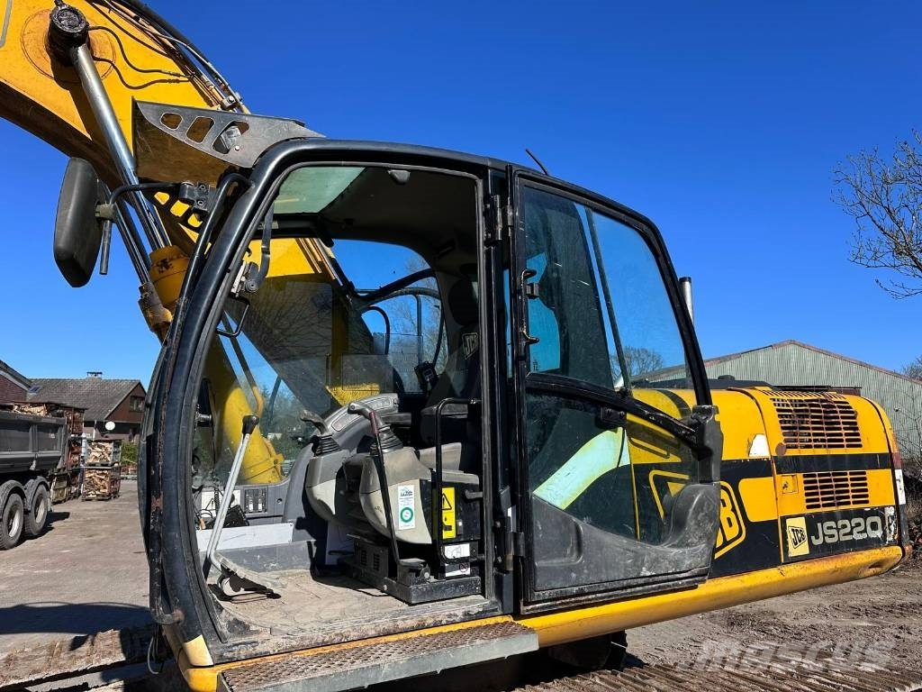 JCB JS 220 LC ISUZU Turbo 175 Hp Rototilt Klima Vikšriniai ekskavatoriai