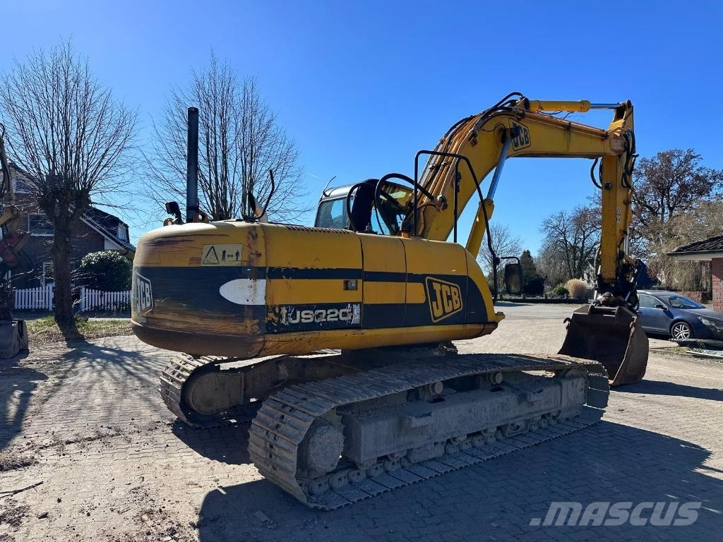 JCB JS 220 LC ISUZU Turbo 175 Hp Rototilt Klima Vikšriniai ekskavatoriai