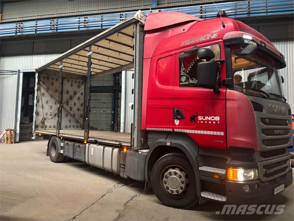 Scania R 410 Plošinové nákladné automobily/nákladné automobily so sklápacími bočnicami