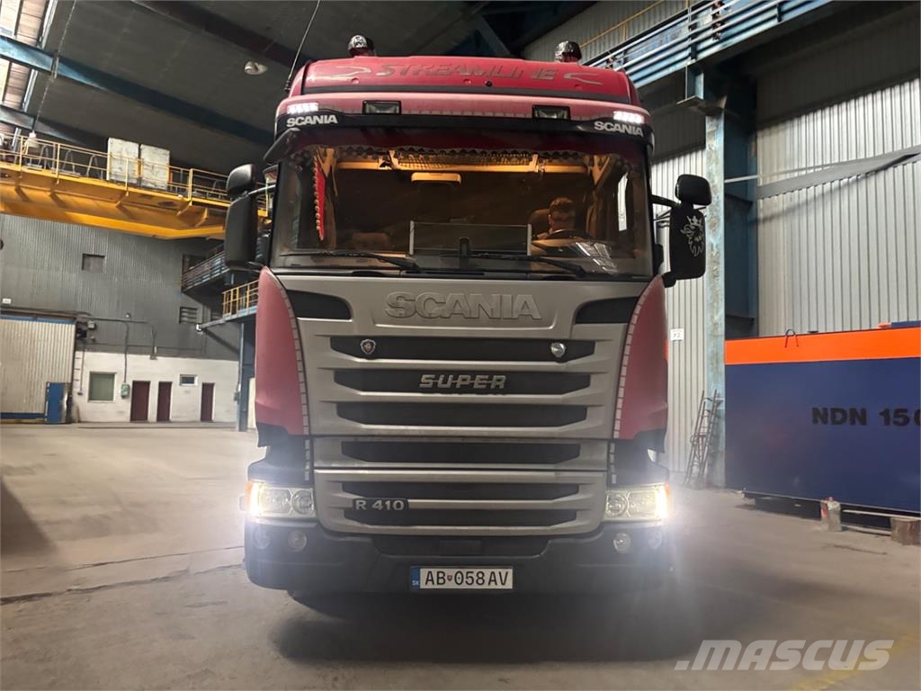 Scania R 410 Plošinové nákladné automobily/nákladné automobily so sklápacími bočnicami