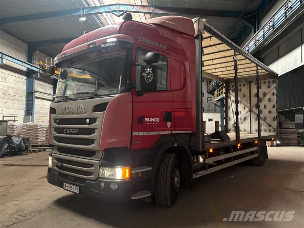 Scania R 410 Plošinové nákladné automobily/nákladné automobily so sklápacími bočnicami