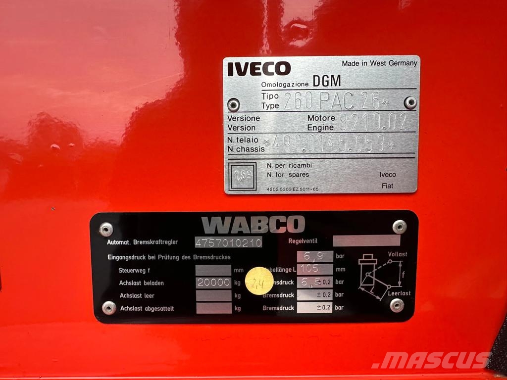 Iveco 260-26 6x4 / Watercooled / ATM Kipper / Original 2 Bañeras basculantes usadas