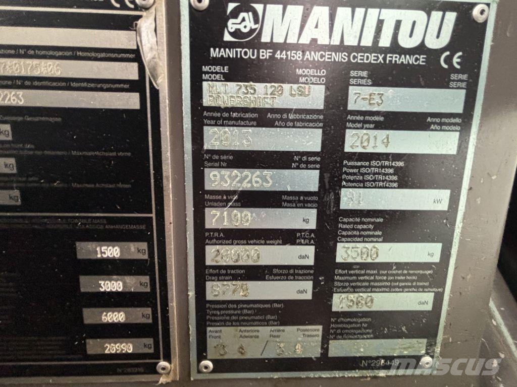 Manitou MAN MLT735 مناولات متداخلة