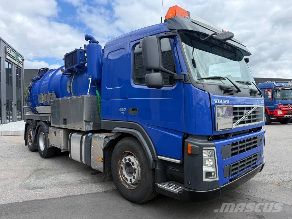 Volvo FM420 6x2*4 EEV Interconsult 12.700 l. Stainless شاحنات مزدوجة / خلخلة