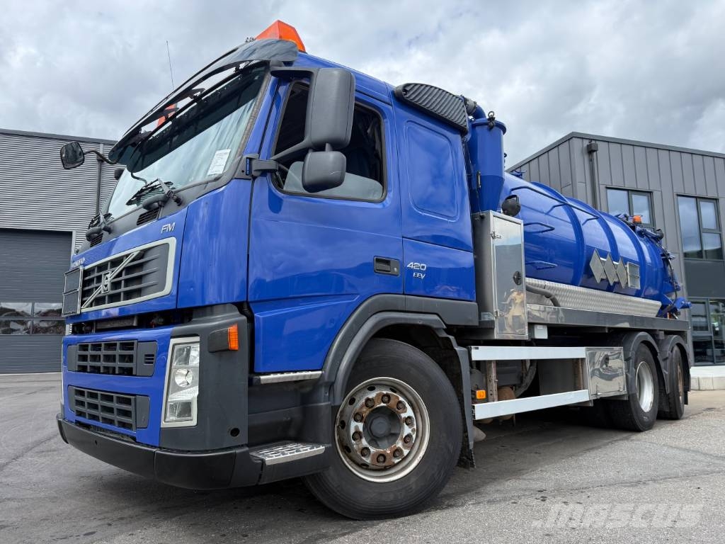 Volvo FM420 6x2*4 EEV Interconsult 12.700 l. Stainless شاحنات مزدوجة / خلخلة