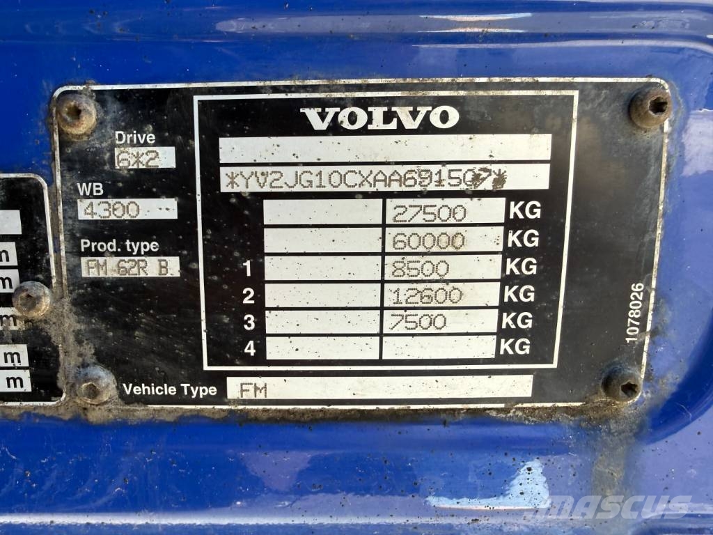 Volvo FM420 6x2*4 EEV Interconsult 12.700 l. Stainless شاحنات مزدوجة / خلخلة