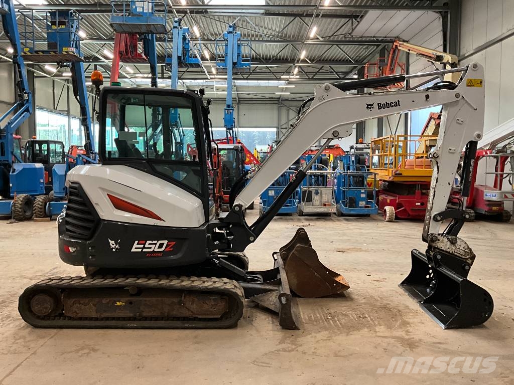 Bobcat E 50z Mini ekskavatörler, 7 tona dek