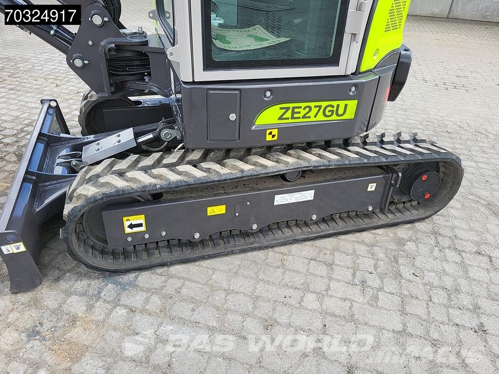 Zoomlion ZE27 GU KUBOTA ENGINE - CE CERTIFIED Minigravere <7t
