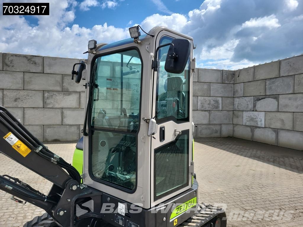 Zoomlion ZE27 GU KUBOTA ENGINE - CE CERTIFIED Minigravere <7t