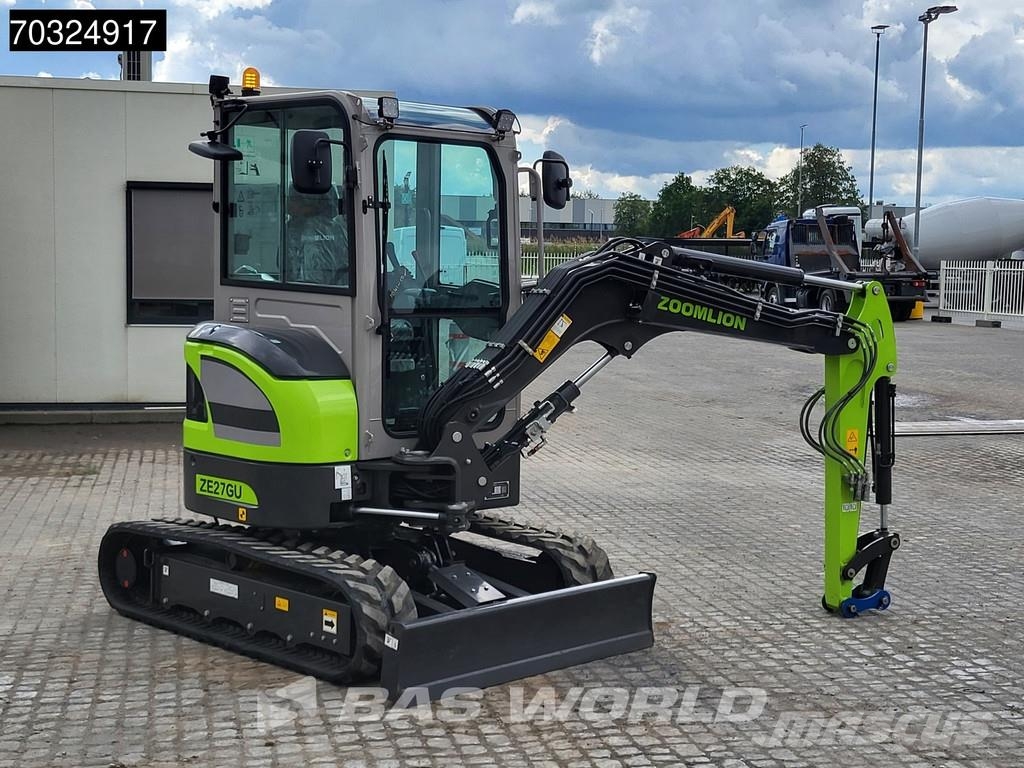 Zoomlion ZE27 GU KUBOTA ENGINE - CE CERTIFIED Minigravere <7t