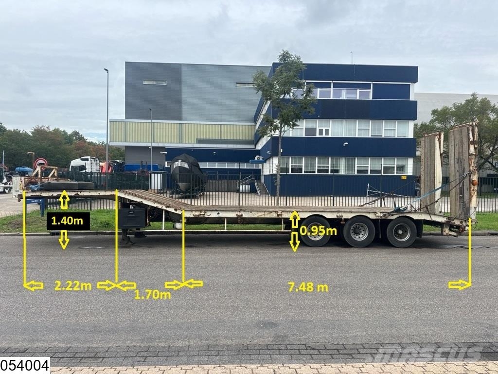 Actm Lowbed Hydro, Steel suspension Low loader-semi-trailers