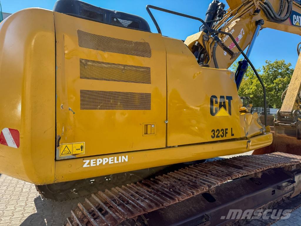 CAT 323FL Kettenbagger OQ70/55 vollhydr. حفارات زحافة