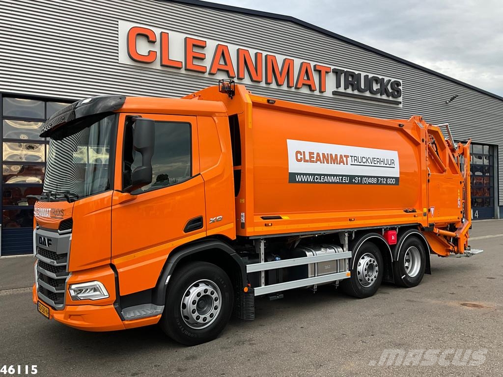 DAF FAG XD 340 Euro 6 Geesink 20m³ Welvaarts weighing Camiones de basura