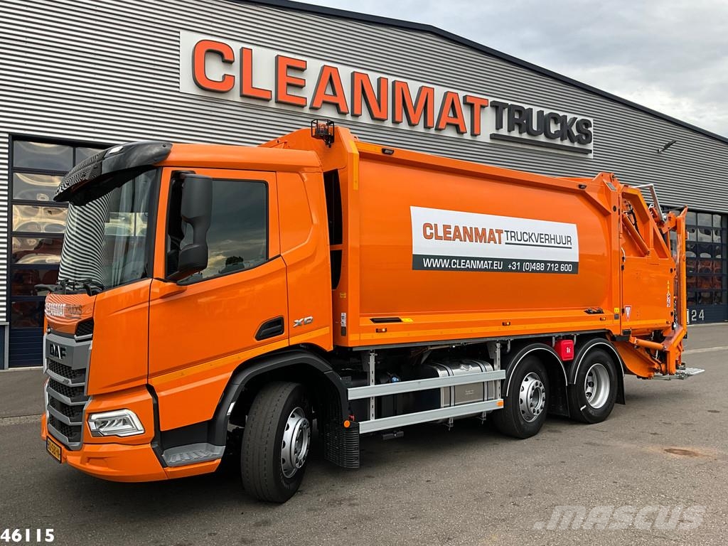 DAF FAG XD 340 Euro 6 Geesink 20m³ Welvaarts weighing Camiones de basura