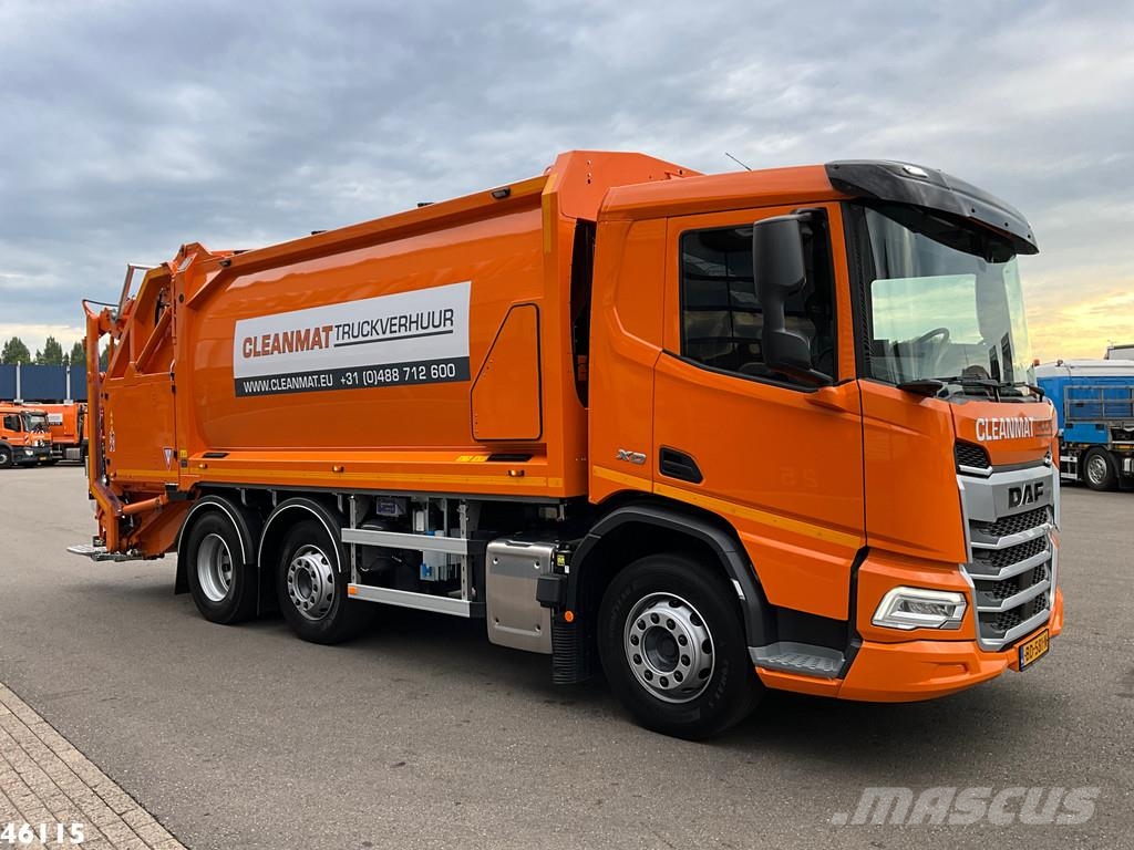 DAF FAG XD 340 Euro 6 Geesink 20m³ Welvaarts weighing Camiones de basura