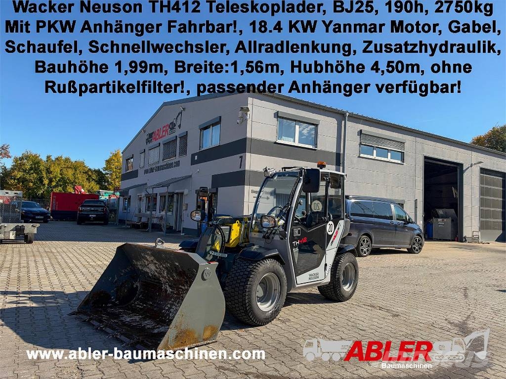 Wacker Neuson TH412 Teleskoplader SW Teleskopski kolesni nakladalci