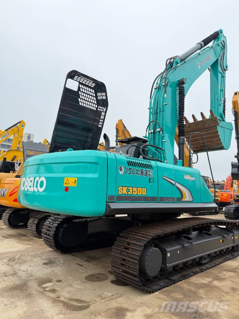 Kobelco SK350D 3000 units excavators in stock Raupenbagger