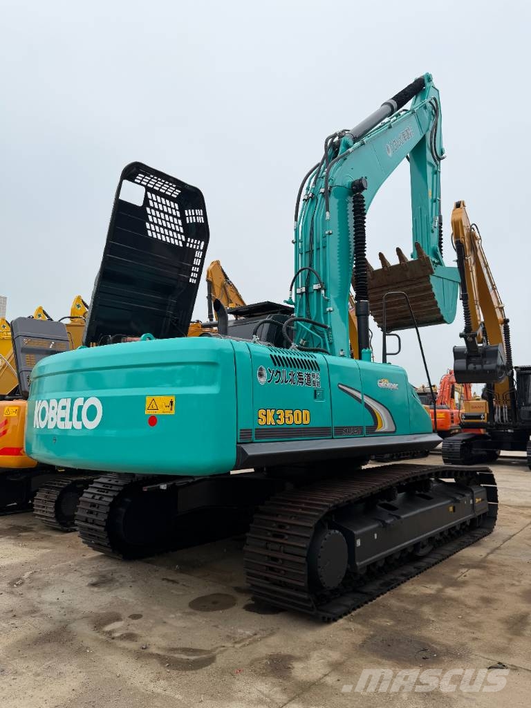 Kobelco SK350D 3000 units excavators in stock Raupenbagger