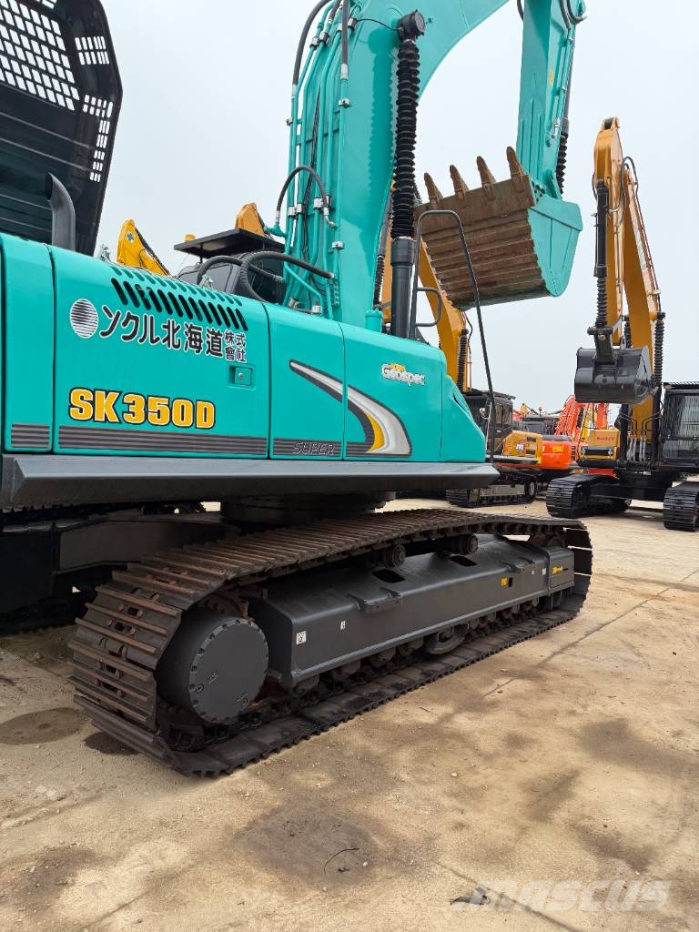 Kobelco SK350D 3000 units excavators in stock Raupenbagger