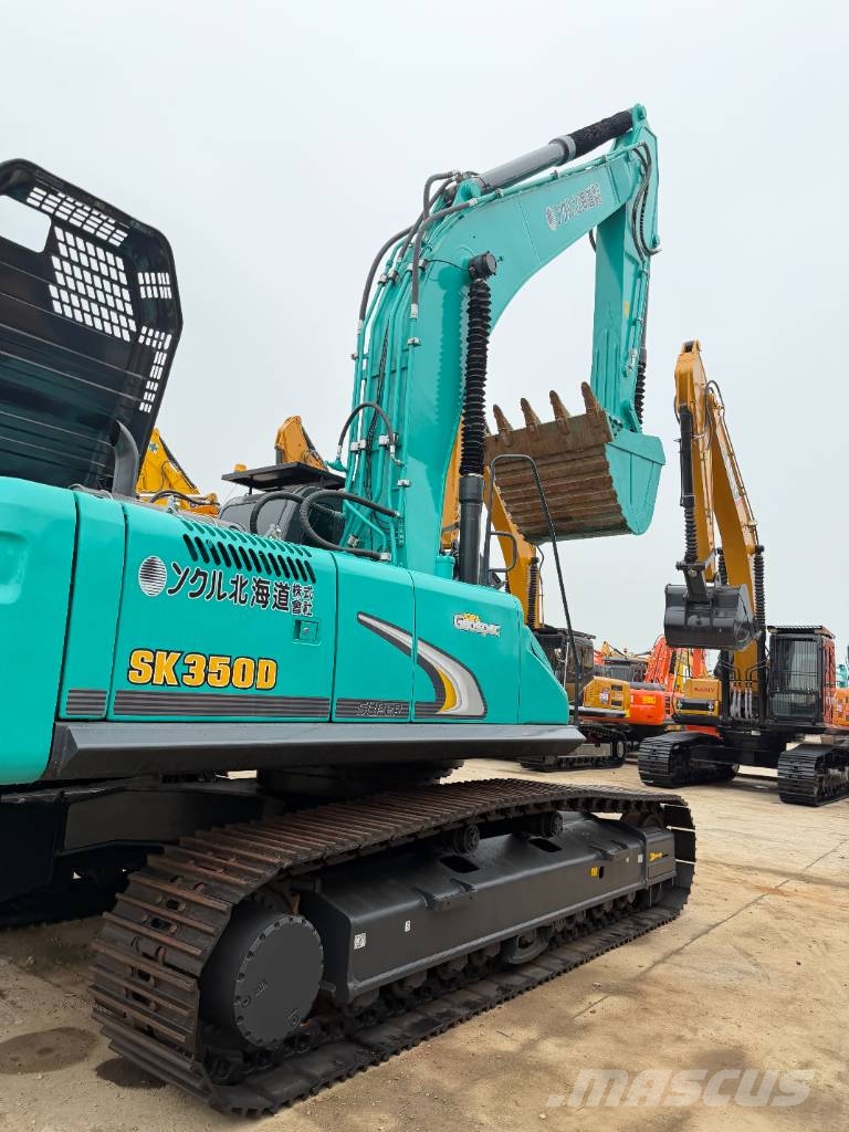 Kobelco SK350D 3000 units excavators in stock Raupenbagger