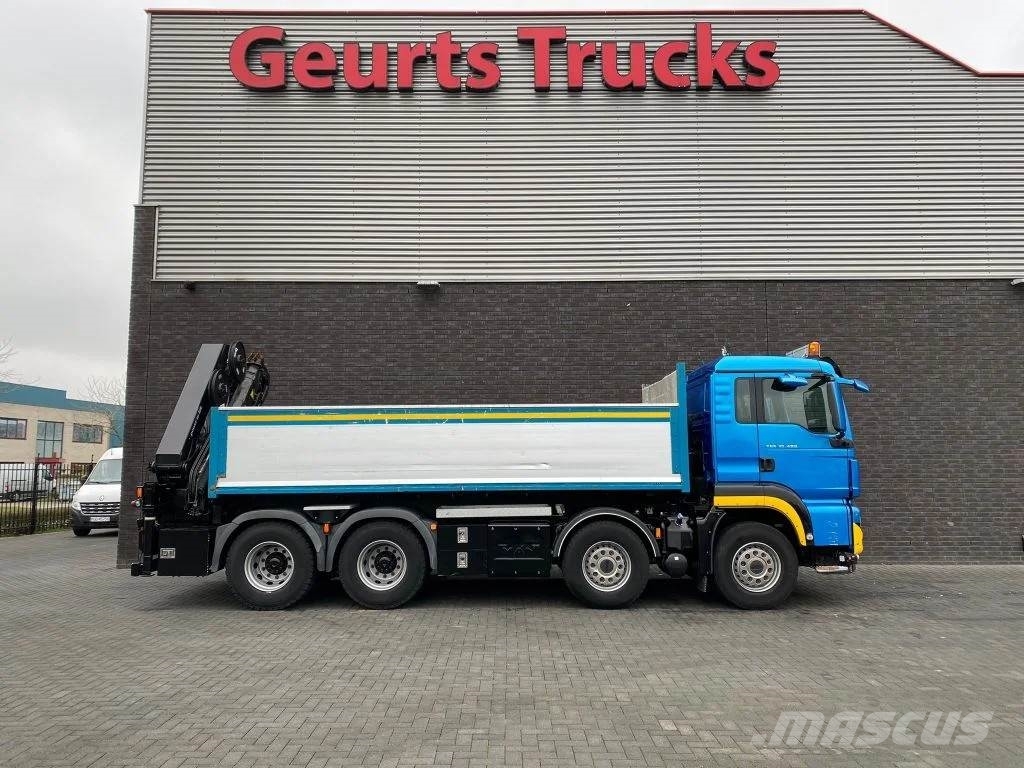 MAN TGS 35.480 8X4 KIPPER/TIPPER + HMF 2620-K5 KRAAN/K Kranwagen