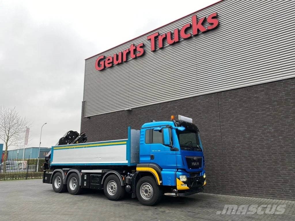 MAN TGS 35.480 8X4 KIPPER/TIPPER + HMF 2620-K5 KRAAN/K Kranwagen