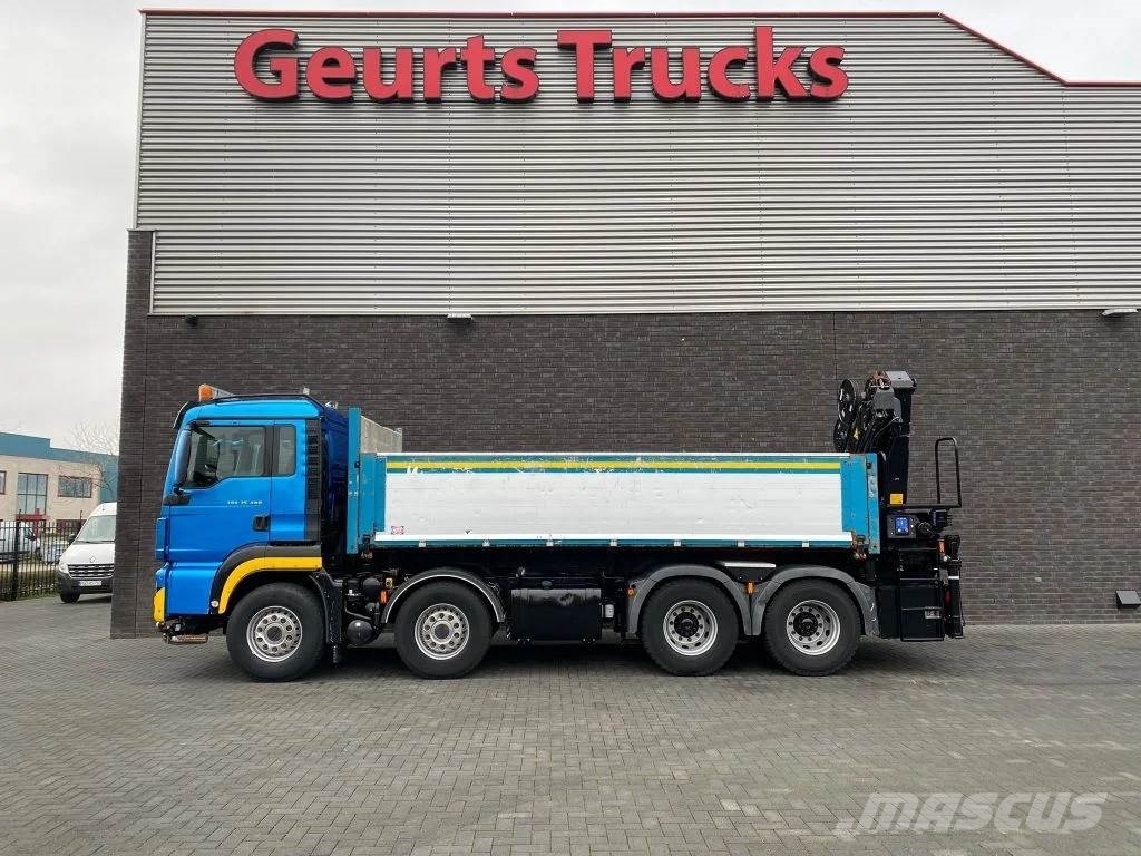 MAN TGS 35.480 8X4 KIPPER/TIPPER + HMF 2620-K5 KRAAN/K Kranwagen
