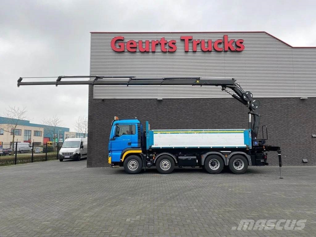 MAN TGS 35.480 8X4 KIPPER/TIPPER + HMF 2620-K5 KRAAN/K Kranwagen