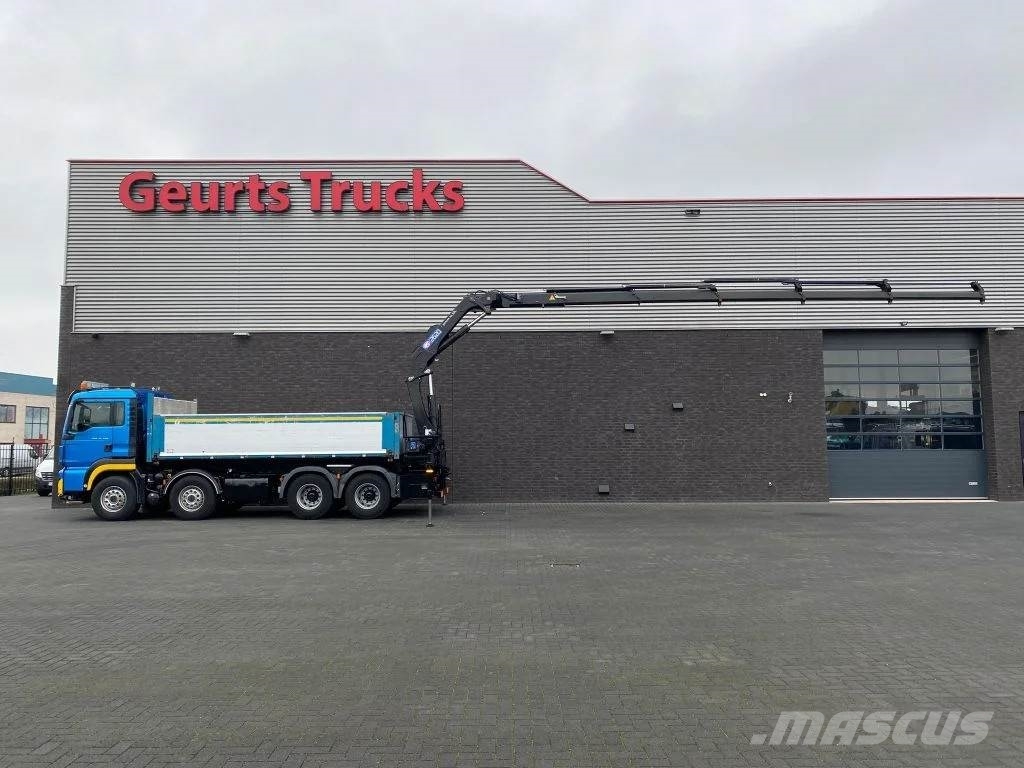 MAN TGS 35.480 8X4 KIPPER/TIPPER + HMF 2620-K5 KRAAN/K Kranwagen