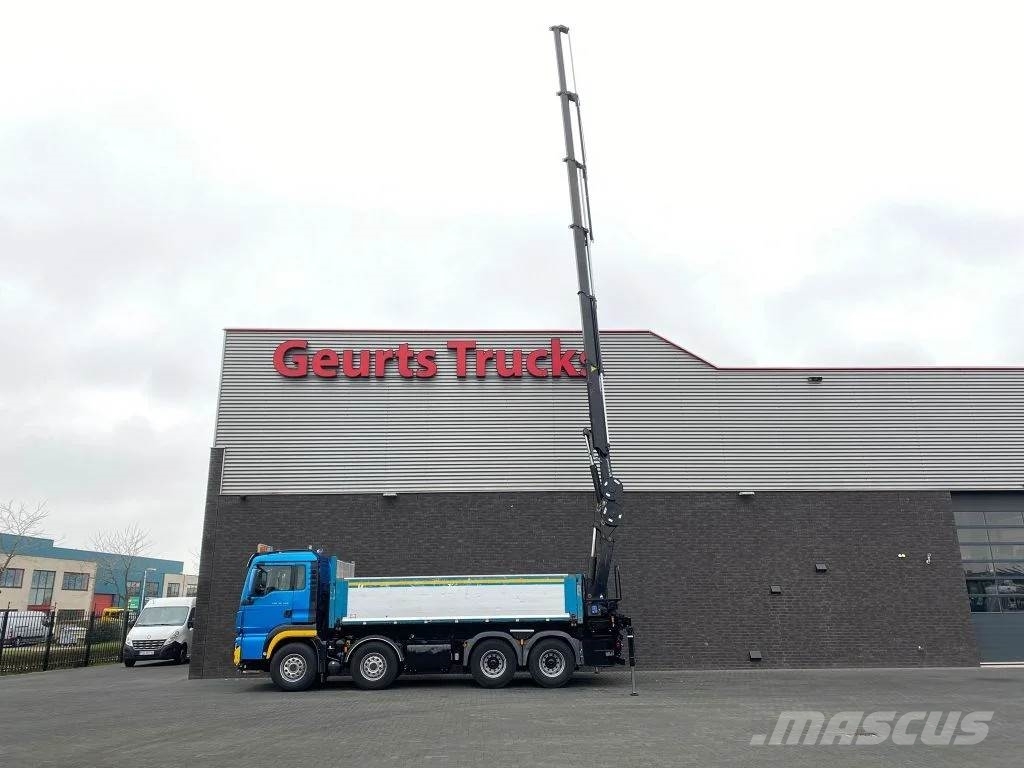 MAN TGS 35.480 8X4 KIPPER/TIPPER + HMF 2620-K5 KRAAN/K Kranwagen