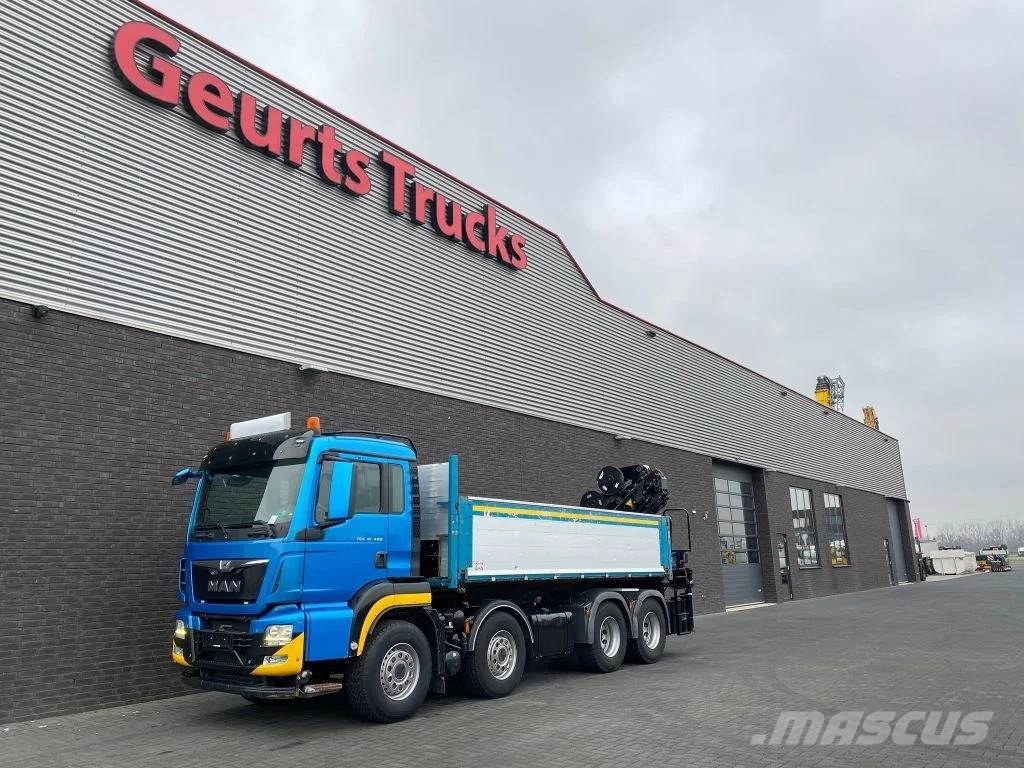 MAN TGS 35.480 8X4 KIPPER/TIPPER + HMF 2620-K5 KRAAN/K Kranwagen