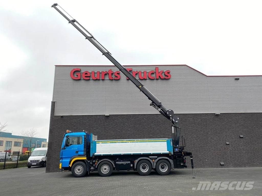 MAN TGS 35.480 8X4 KIPPER/TIPPER + HMF 2620-K5 KRAAN/K Kranwagen