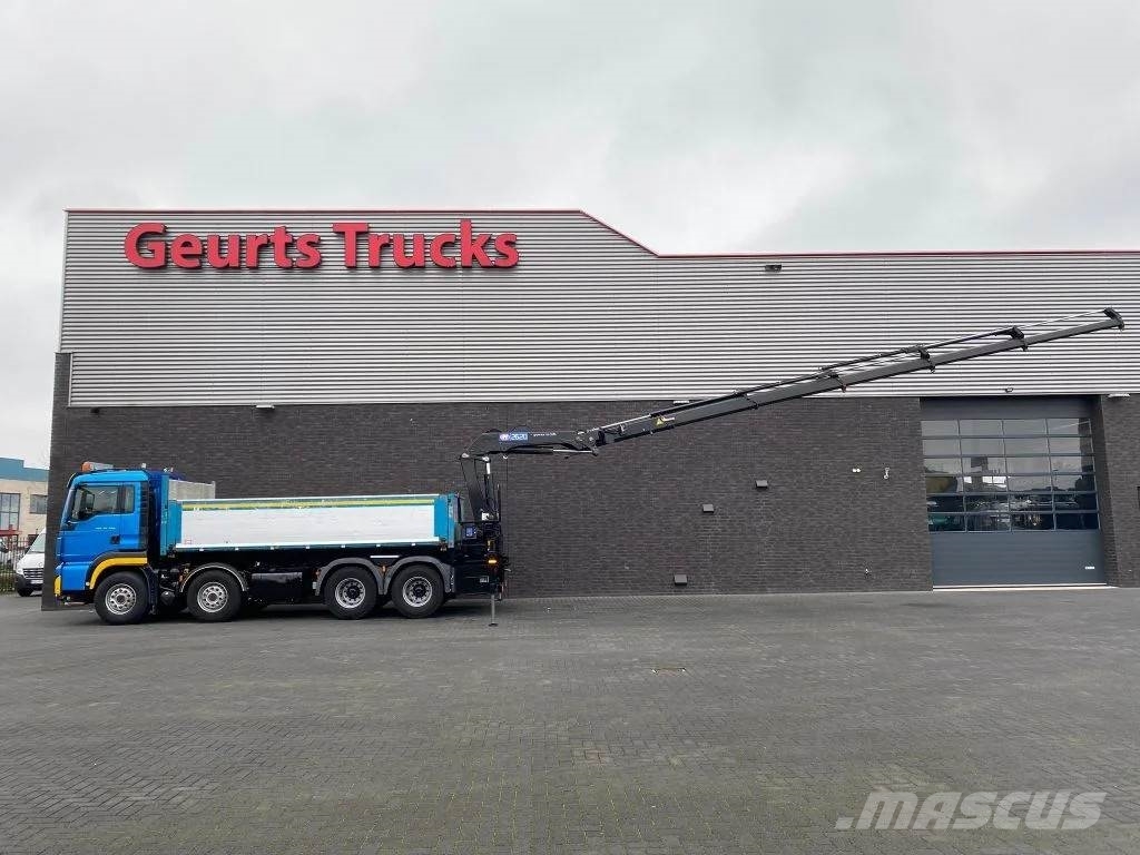MAN TGS 35.480 8X4 KIPPER/TIPPER + HMF 2620-K5 KRAAN/K Kranwagen