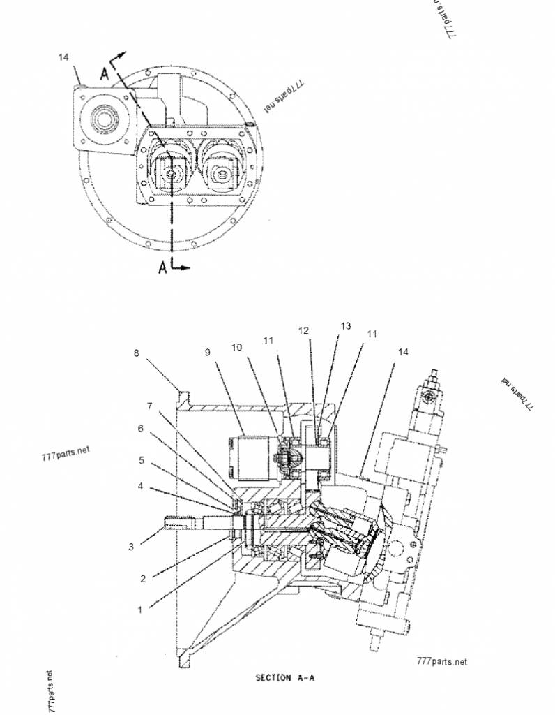 CAT 330B 330L 330BL 330BLN 345B Hydraulic pump Гідравліка