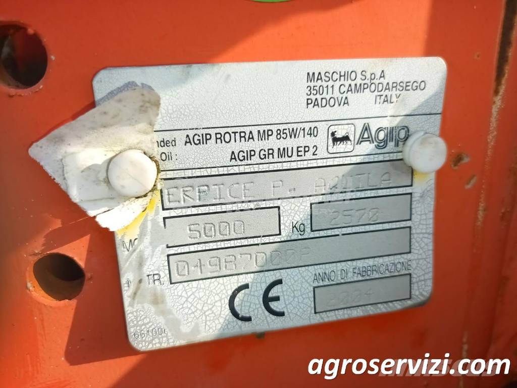 Maschio ERPICE MASCHIO AQUILA 5000 (ANNO 2004) الكاسحات وقلابات التربة ذات المحركات