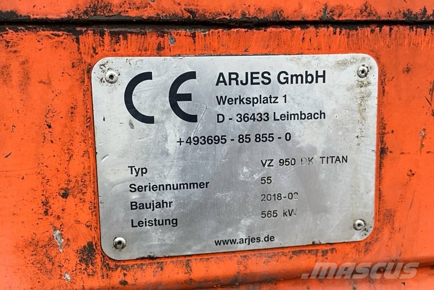Arjes VZ 950 DK Titan Mobil törőgépek