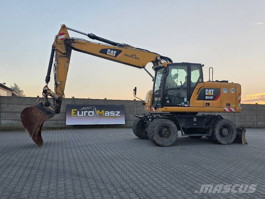 CAT M318F, 2019 ROK, 6200 MTH, OIL QUICK Ratasekskavaatorid