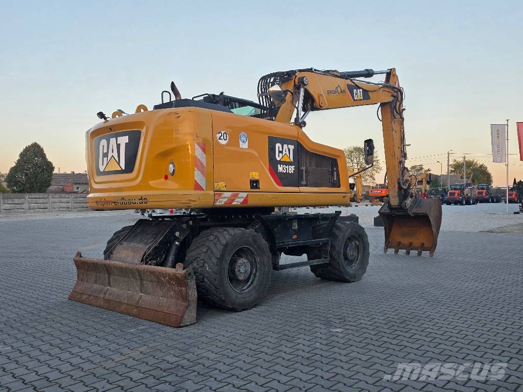CAT M318F, 2019 ROK, 6200 MTH, OIL QUICK Ratasekskavaatorid