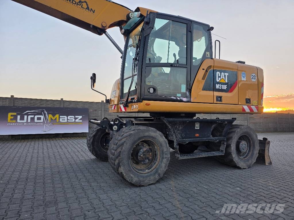 CAT M318F, 2019 ROK, 6200 MTH, OIL QUICK Ratasekskavaatorid