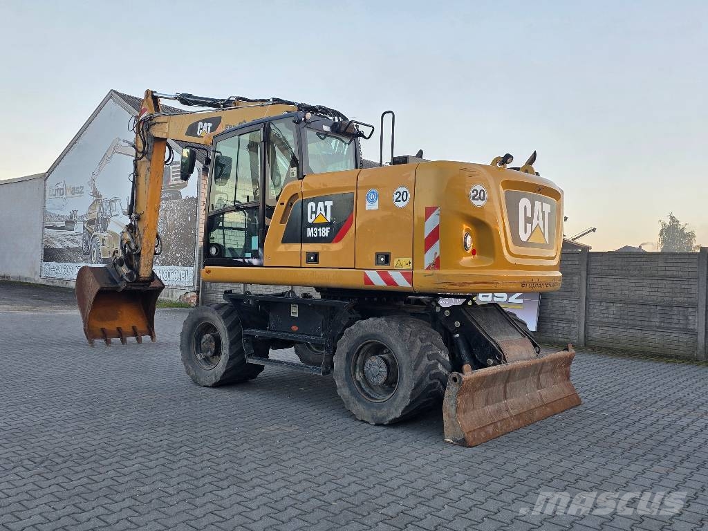 CAT M318F, 2019 ROK, 6200 MTH, OIL QUICK Ratasekskavaatorid