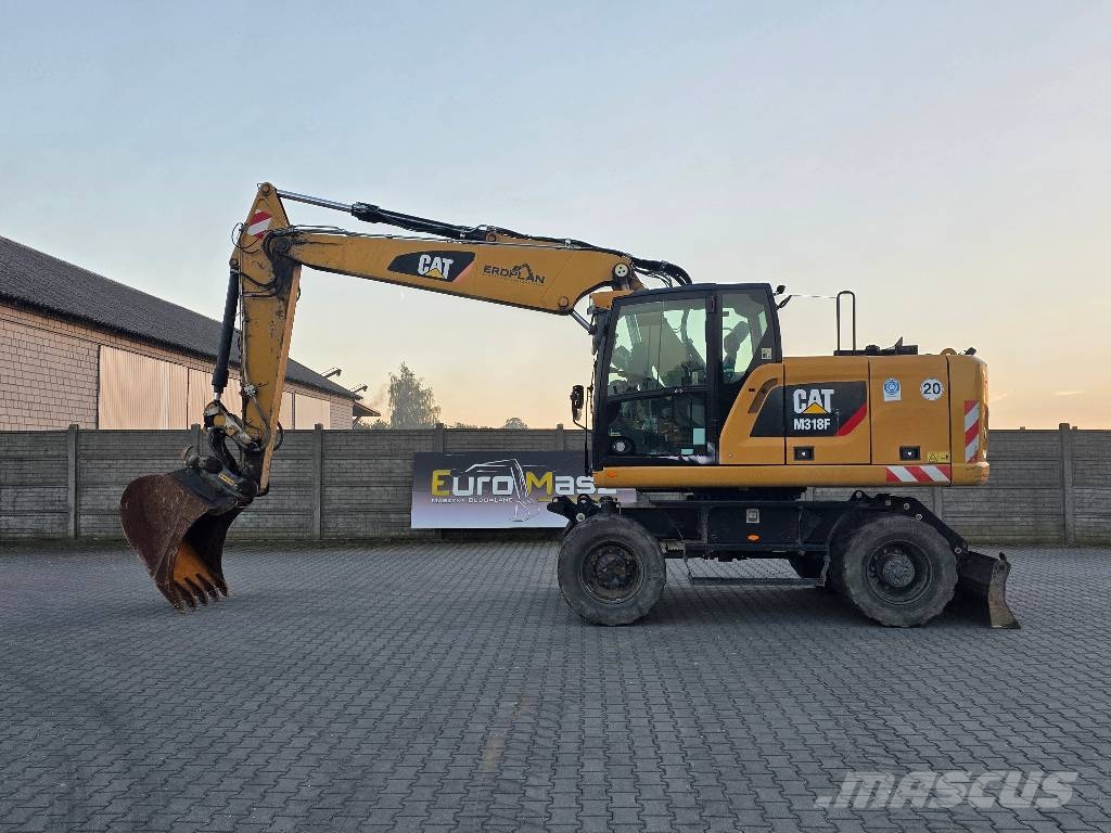 CAT M318F, 2019 ROK, 6200 MTH, OIL QUICK Ratasekskavaatorid