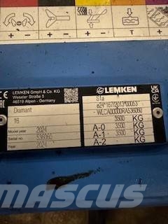 Lemken Diamant 16 Arados reversibles