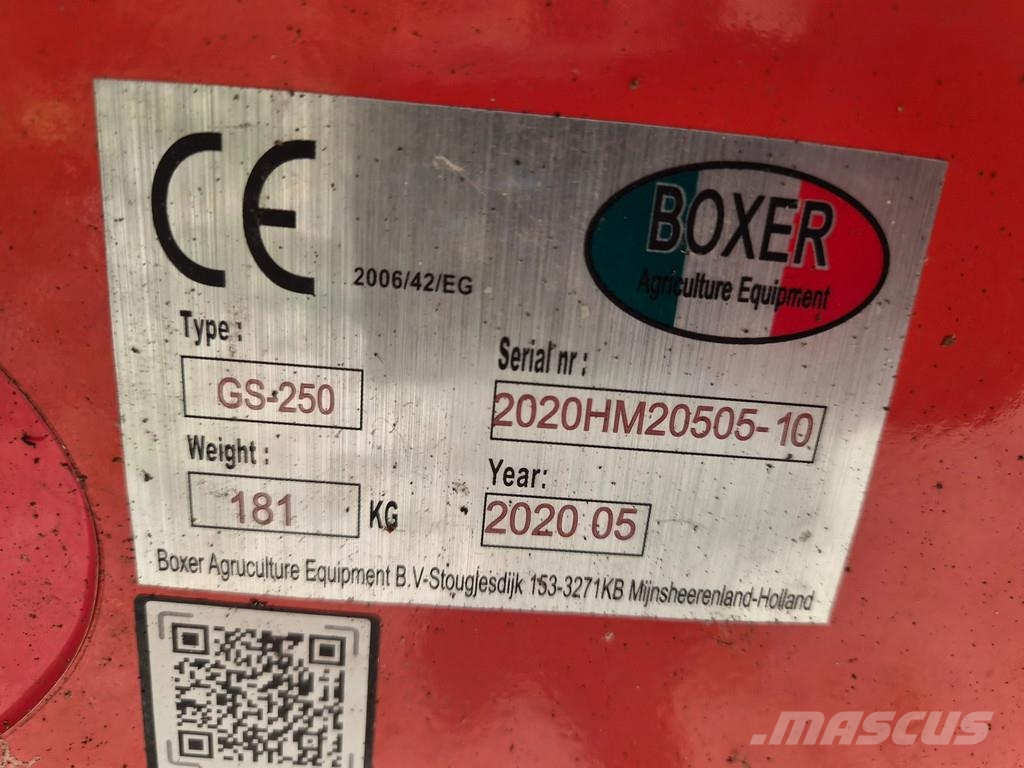 Boxer Grondschuif vlakker 250 cm en 300 cm Cultivadores