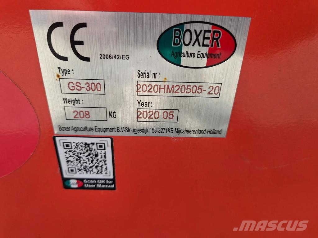 Boxer Grondschuif vlakker 250 cm en 300 cm Cultivadores