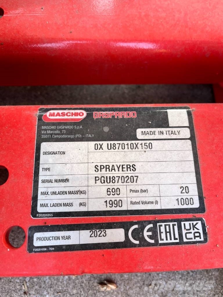 Maschio SPRAYERS Razpršilniki tekočega gnoja