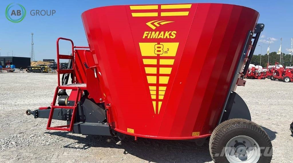 Fimaks Wóz paszowy FMV 8L 8m3 obniżony Alimentatori per animali