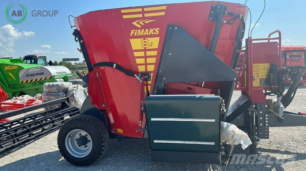 Fimaks Wóz paszowy FMV 8L 8m3 obniżony Alimentatori per animali