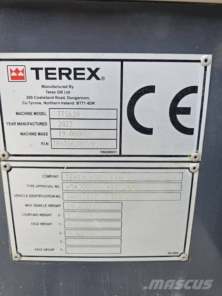 Terex Ecotec TTS 620W-Rotating screener 6cm-Trailer 2 axles Mobilie sieti