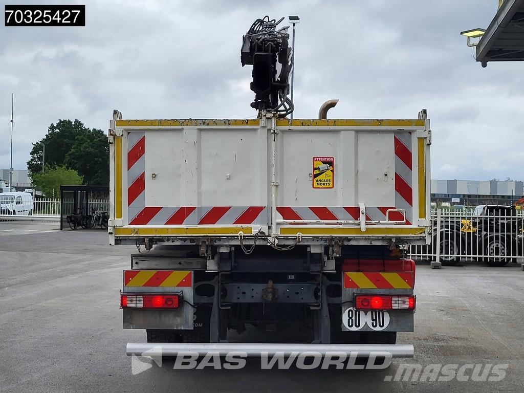 Renault C 280 4X2 HIAB 122 B-2 Hiduo Crane Kran 9m3 tipper Самосвал