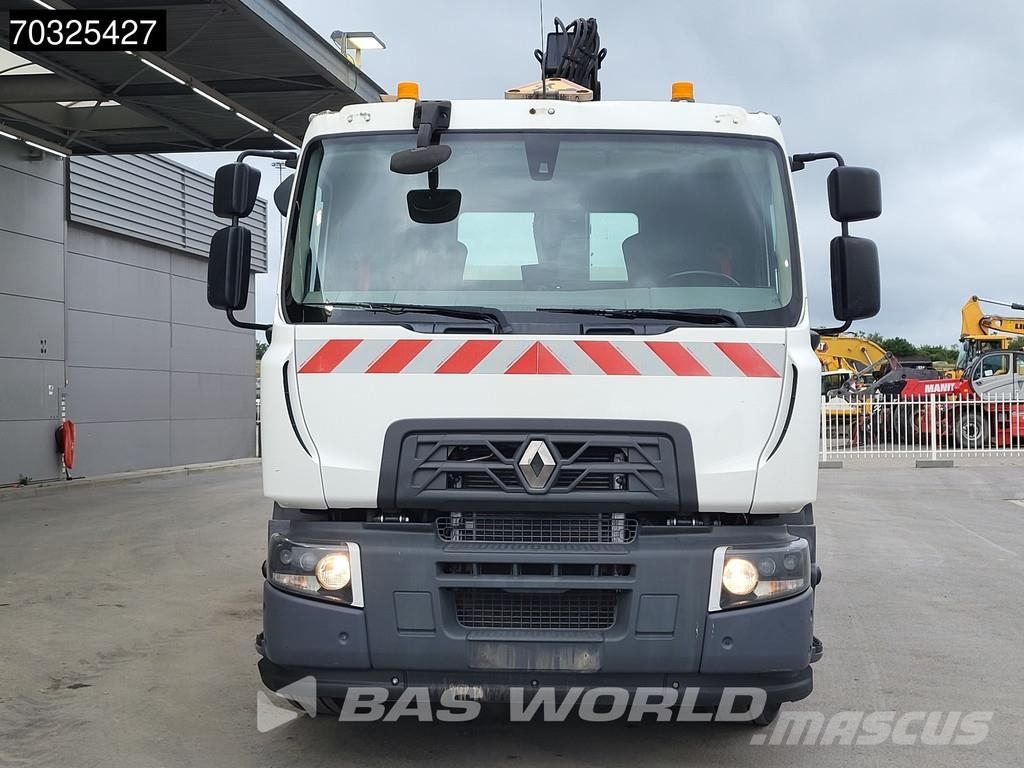 Renault C 280 4X2 HIAB 122 B-2 Hiduo Crane Kran 9m3 tipper Самосвал